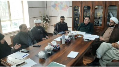 جلسه شورای اقامه نماز دانشگاه علوم پزشکی لرستان با حضور مسئولین