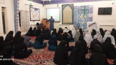 گفتمان نماز شناسی ویژه دانش آموزان متوسطه اول دبیرستان دخترانه سپیده کاشانی قاین برگزار شد