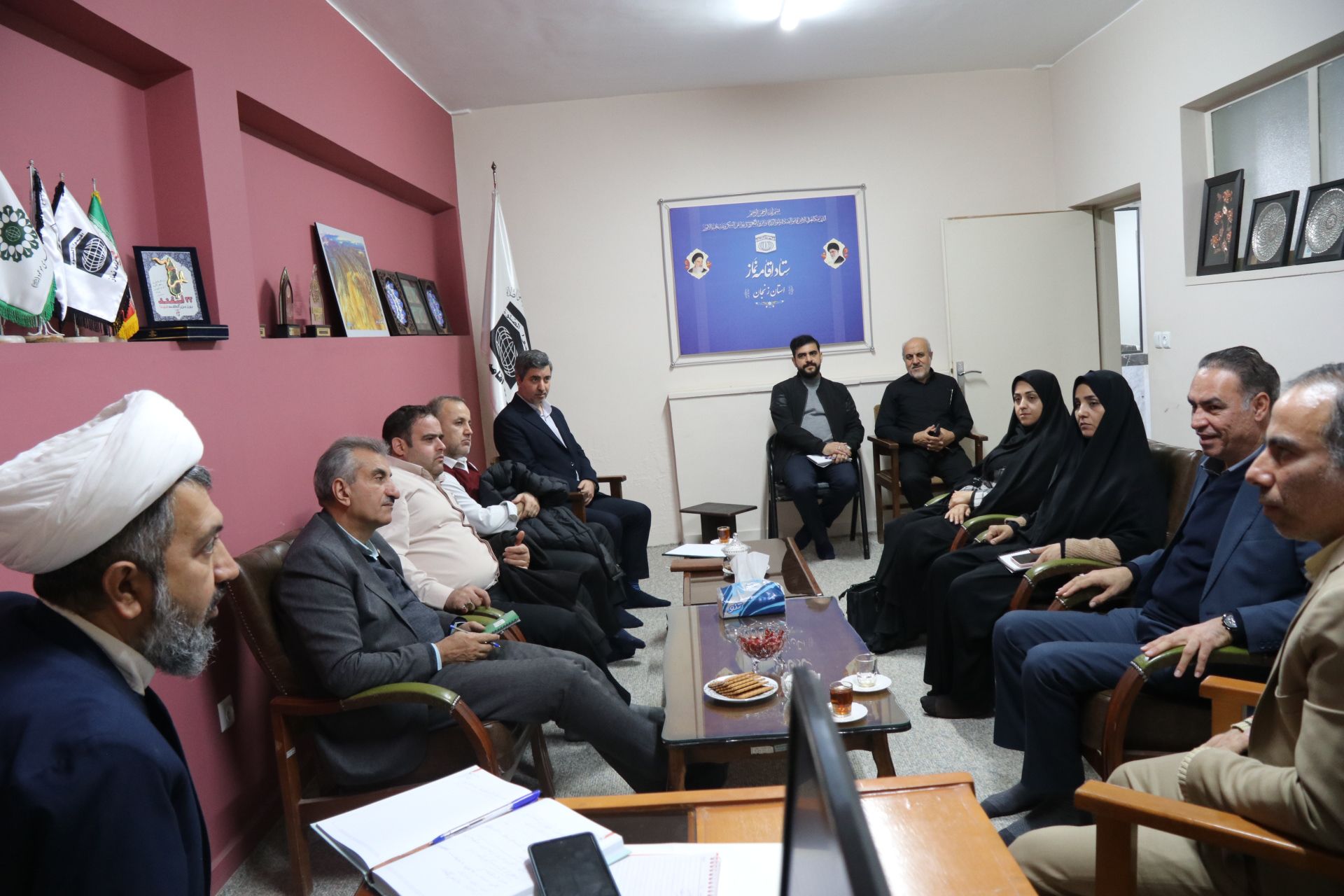 جلسه هم‌اندیشی دبیران اقامه نماز زیر مجموعه وزارت اقتصاد و دارایی در زنجان برگزار شد