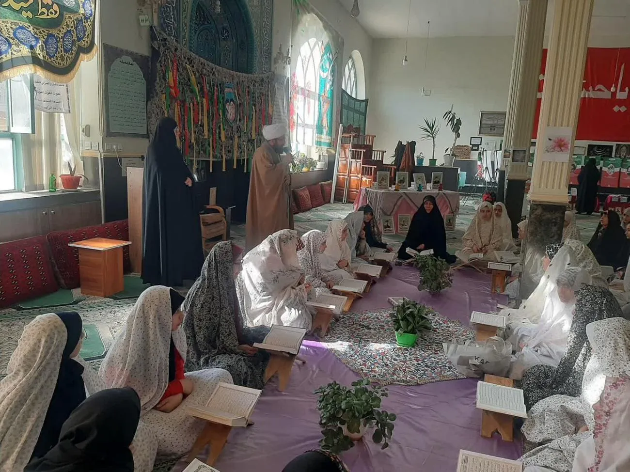 مراسم معنوی اعتکاف در مساجد استان مرکزی