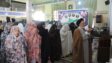 مدیر ستاد اقامه نماز استان قزوین در جمع معتکفین حضور یافت