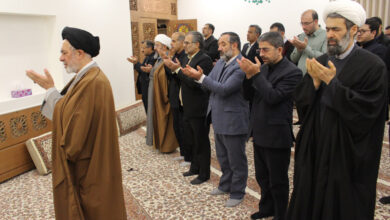 آیین افتتاح نمازخانه جدید اداره‌کل بازرسی استان قزوین برگزار شد