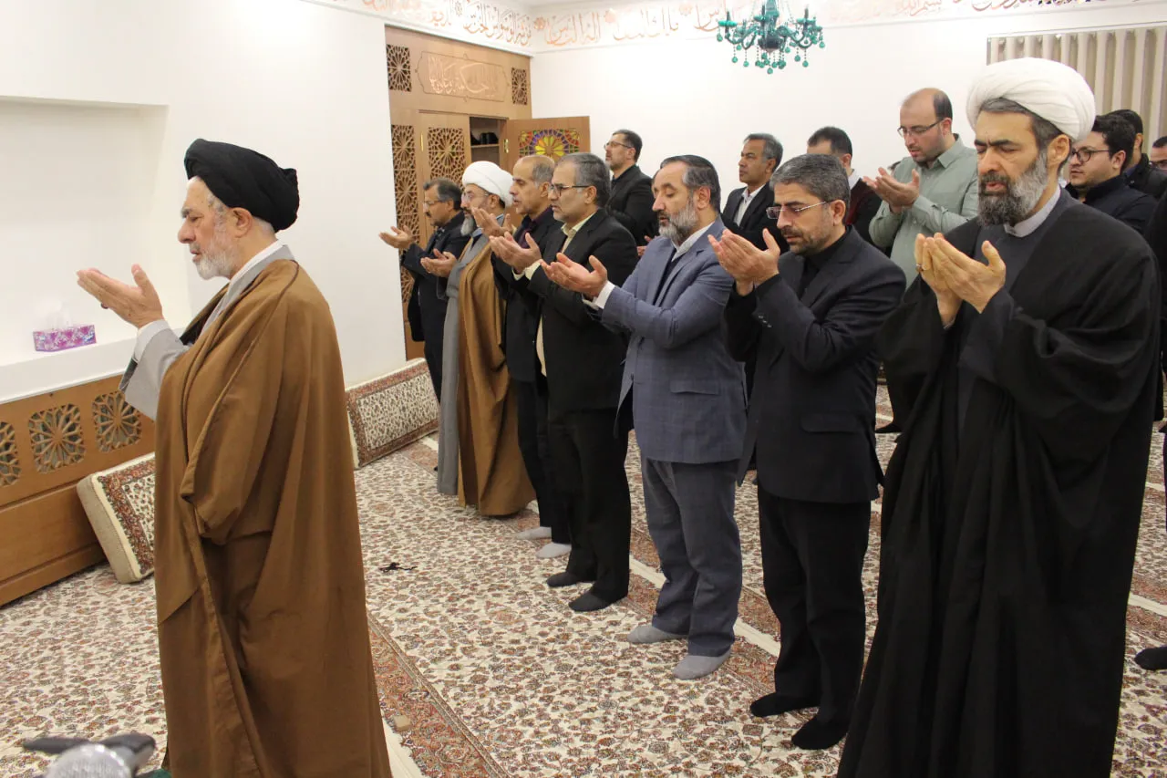 آیین افتتاح نمازخانه جدید اداره‌کل بازرسی استان قزوین برگزار شد