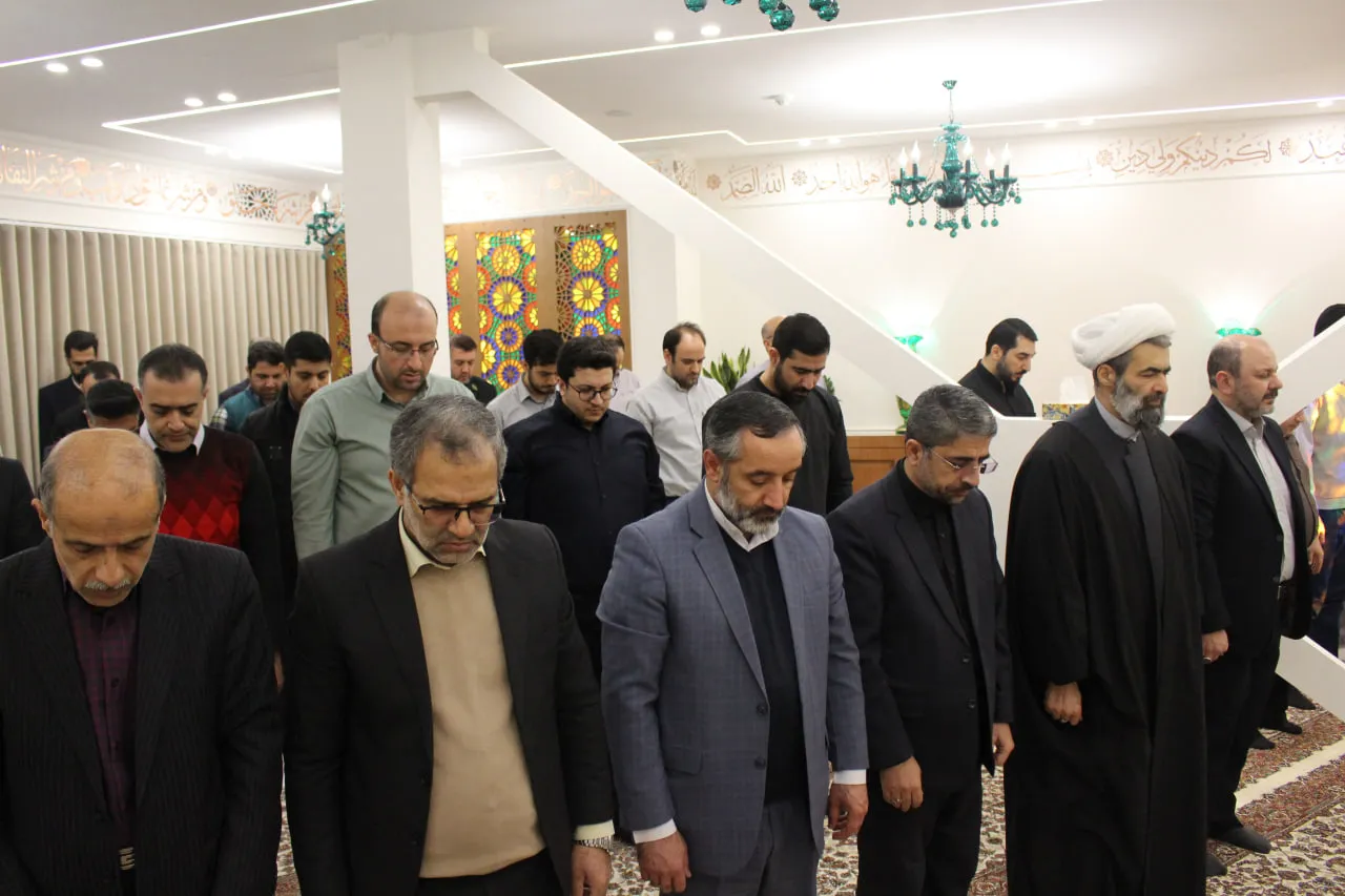 آیین افتتاح نمازخانه جدید ادارهکل بازرسی استان قزوین برگزار شد