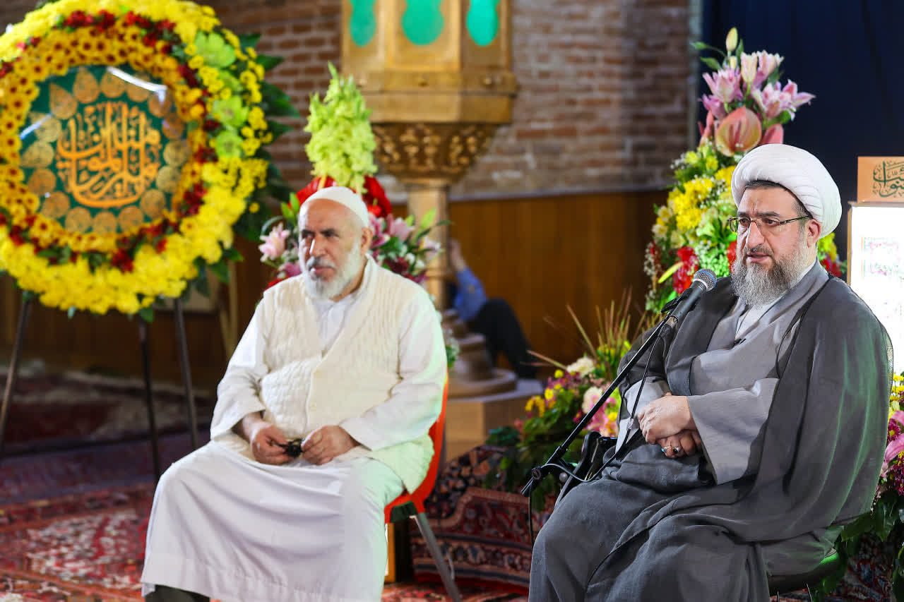 سخنرانی در جمع معتکفین دانش آموزان مسجد جامع تبریز