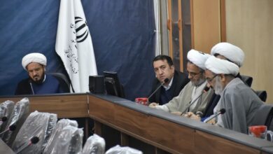 جلسه شورای اقامه نماز شهرستان لنجان اصفهان