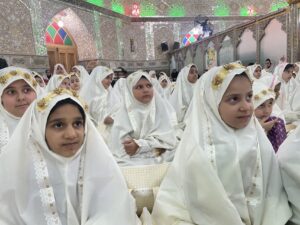 جشن تکلیف دانش آموزان پایه سوم ابتدایی دختران شهرستان نطنز اصفهان