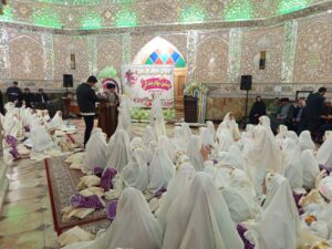 جشن تکلیف دانش آموزان پایه سوم ابتدایی دختران شهرستان نطنز اصفهان