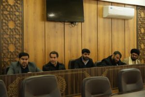 جلسه شورای اقامه نماز استان لرستان در سالن جلسات استانداری با حضور مدیران استانی