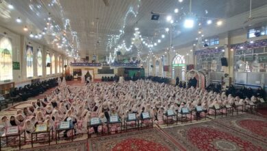 آئین جشن تکلیف متمرکز نوگلان دختر مدارس شهرستان فردوس برگزار شد