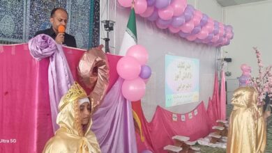 جشن تکلیف دانش آموزان دختر در شهرستان چرام
