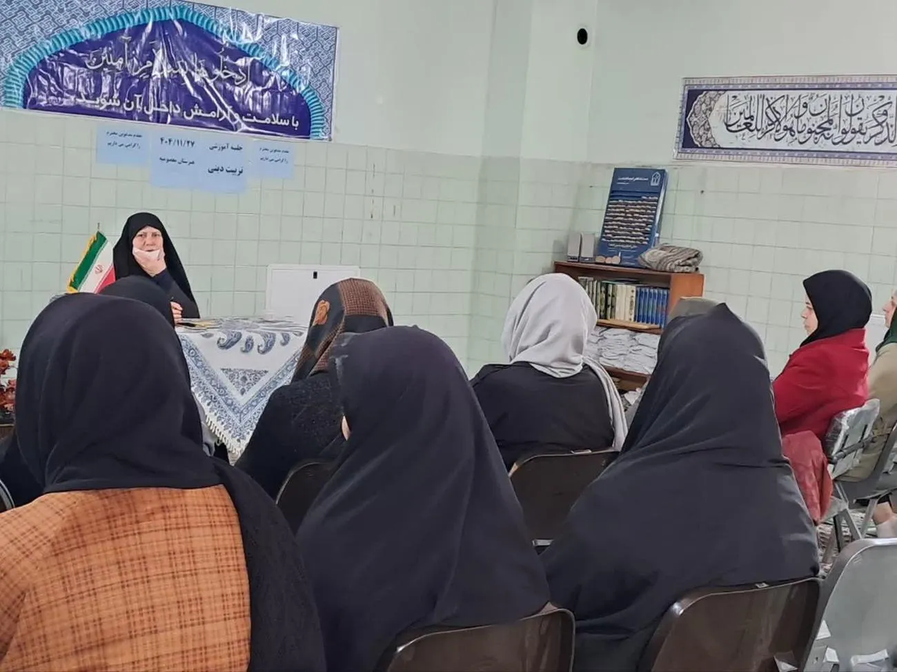 کارگاه آموزشی شیوه های دعوت به نماز در هنرستان معصومیه اراک