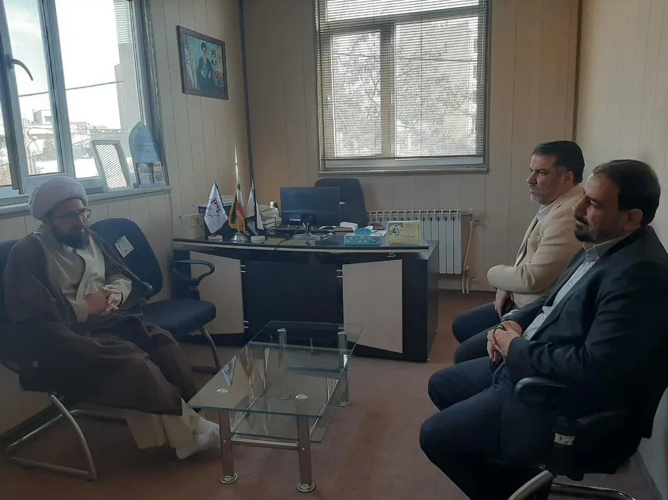 مدیر کل دیوان محاسبات استان با مدیر ستاد اقامه نماز استان مرکزی دیدار کرد
