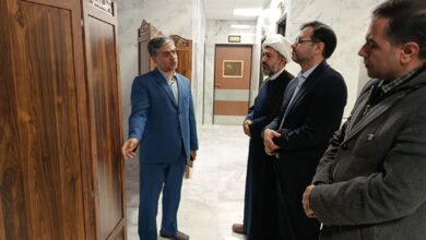 دیدار و تبریک انتصاب مدیر ستاد اقامه نماز با سپهری مدیر درمانگاه تازه تاسیس حضرت زینب (ع) زنجان