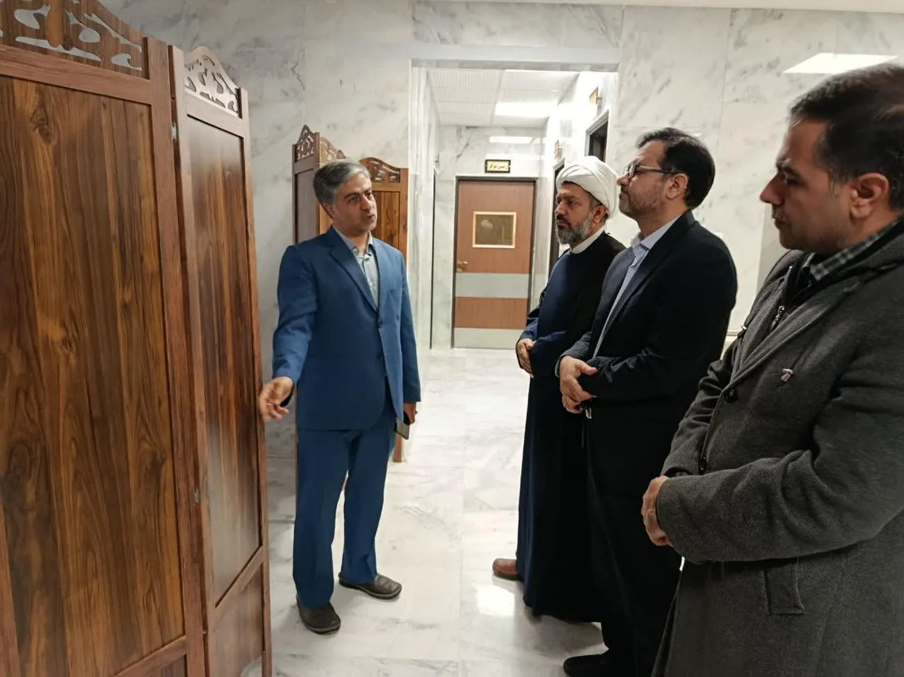دیدار و تبریک انتصاب مدیر ستاد اقامه نماز با سپهری مدیر درمانگاه تازه تاسیس حضرت زینب (ع) زنجان