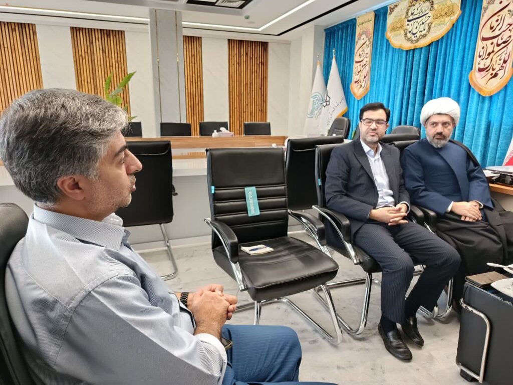 دیدار و تبریک انتصاب مدیر ستاد اقامه نماز با سپهری مدیر درمانگاه تازه تاسیس حضرت زینب (ع) زنجان