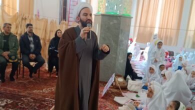 جشن تکلیف دانش آموزان دختر شهرستان آذرشهر