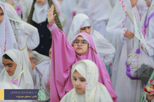 جشن تکلیف سه هزار دختر نومکلف قمی در مسجد مقدس جمکران برگزار شد
