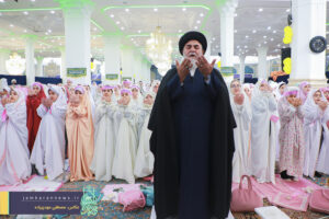 جشن تکلیف سه هزار دختر نومکلف قمی در مسجد مقدس جمکران برگزار شد