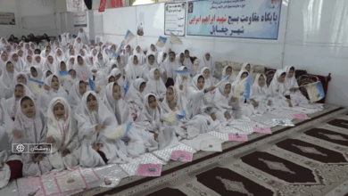 مراسم جشن تکلیف دانش آموزان دختر شهرستان رومشکان