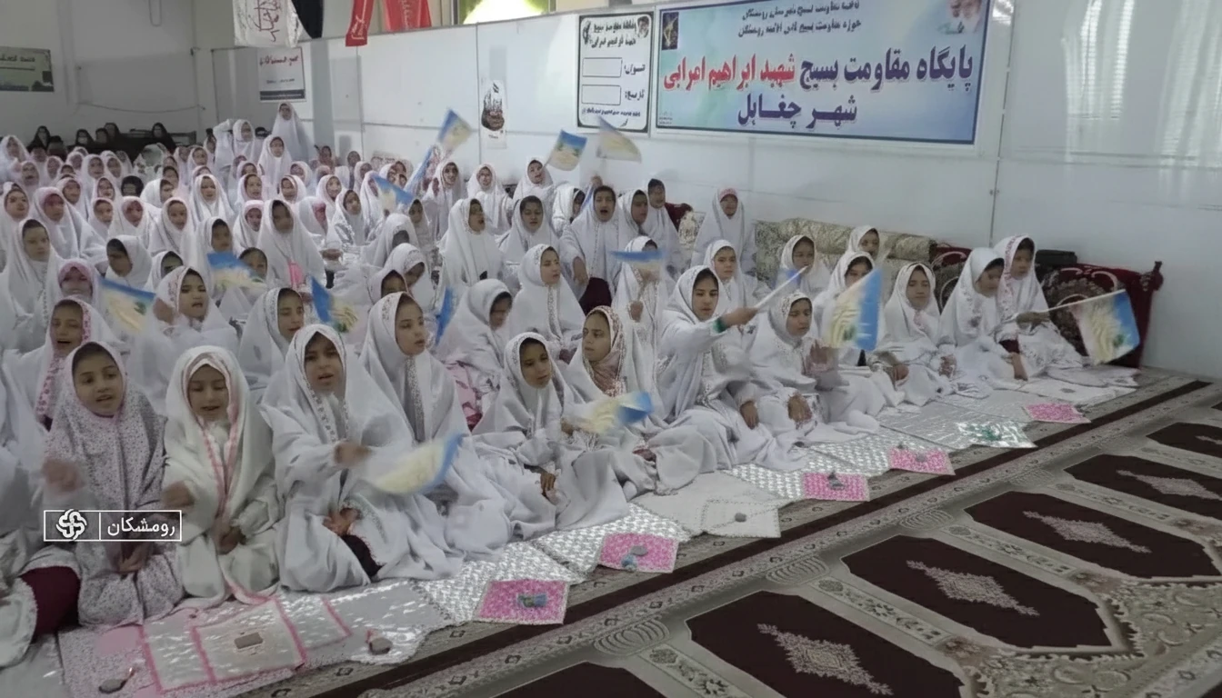 مراسم جشن تکلیف دانش آموزان دختر شهرستان رومشکان