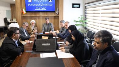 شورای اقامه نماز اداره کل ورزش و جوانان استان برگزار شد