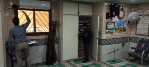 آیین غبارروبی نمازخانه ادارات و دانشگاه های قم برگزار شد