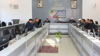 جلسه شورای اقامه نماز شهرستان گلپایگان اصفهان