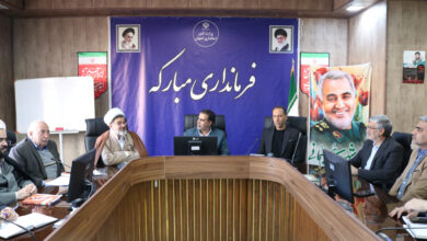 جلسه شورای اقامه نماز شهرستان مبارکه اصفهان