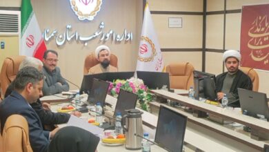 جلسه شورای اقامه نماز اداره امور شعب بانک ملی استان سمنان برگزار شد