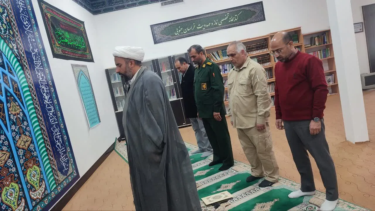 دیدار رئیس بسیج ادارات خراسان جنوبی با مدیر ستاد اقامه نماز استان