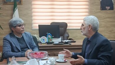 دیدار با فرماندار نیر