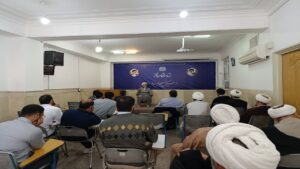 نشست تبیینی، تحلیلی مسائل روز (جنگ، آتش‌بس، مذاکره) با حضور حجت الاسلام والمسلمین حاج مهدی طائب برگزار شد.
