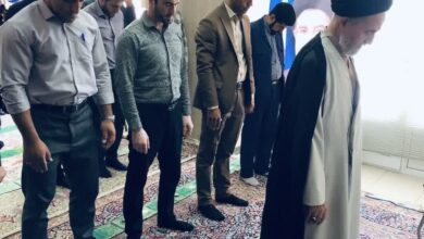 اقامه نماز وحدت بخش ادارات شهرستان رفسنجان در اداره استاندارد شهرستان