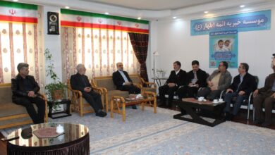 بازدید از موسسه خیریه ائمه اطهار اردبیل