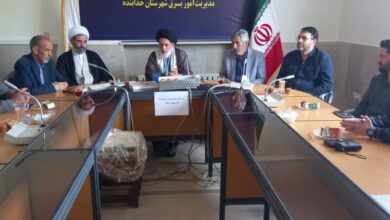جلسه شورای اقامه نماز شرکت توزیع برق شهرستان خدابنده برگزار شد