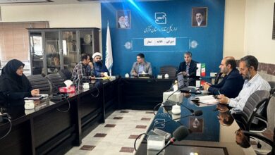 جلسه شورای اقامه نماز اداره کل استاندارد استان مرکزی