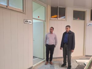 بازدید از نمازخانه های بین راهی و ادارات شهر ممقان