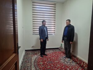 بازدید از نمازخانه های بین راهی و ادارات شهر ممقان