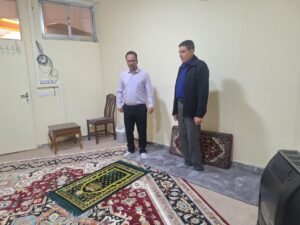بازدید از نمازخانه های بین راهی و ادارات شهر ممقان