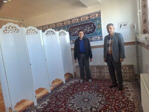 بازدید از نمازخانه های بین راهی و ادارات شهر ممقان