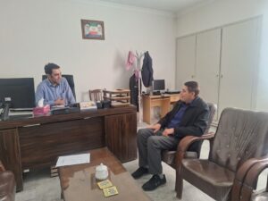 بازدید از نمازخانه های بین راهی و ادارات شهر ممقان