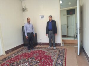 بازدید از نمازخانه های بین راهی و ادارات شهر ممقان