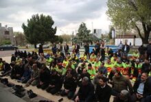 جلسه تبین نماز و جنگ در شهرداری منطقه هفت تبریز