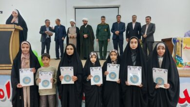 هفتمین اجلاس سراسری نماز دانش‌آموزی شهرستان خدابنده برگزار شد