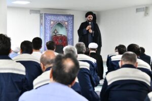 جلسه شورای اقامه نماز شرکت پالایش نفت تبریز