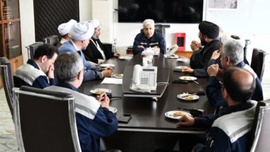 جلسه شورای اقامه نماز شرکت پالایش نفت تبریز