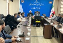 جلسه شورای اقامه نماز اداره کل کار لرستان