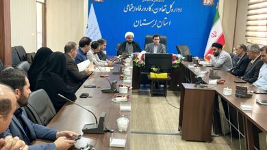 جلسه شورای اقامه نماز اداره کل کار لرستان