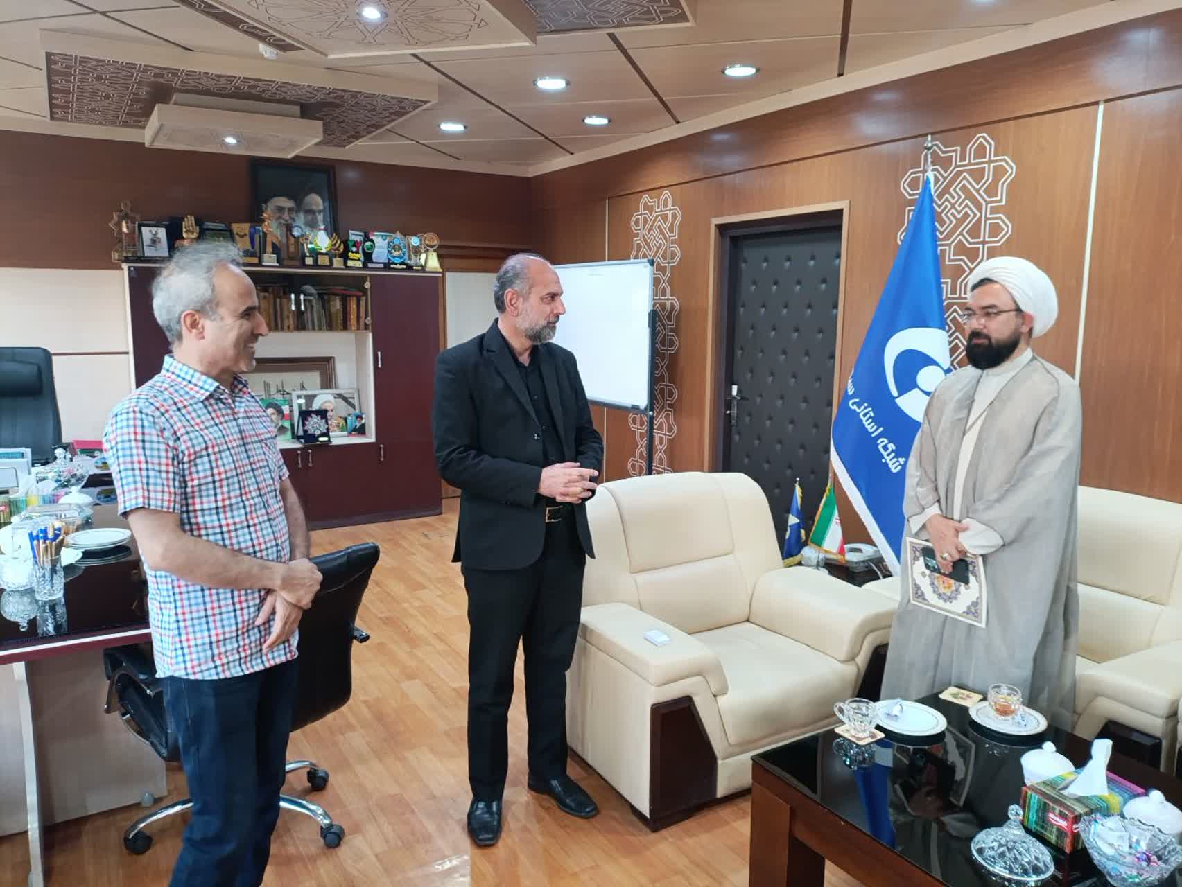 دیدار مدیر ستاد اقامه نماز استان سمنان با مدیرکل صدا و سیمای مرکز سمنان